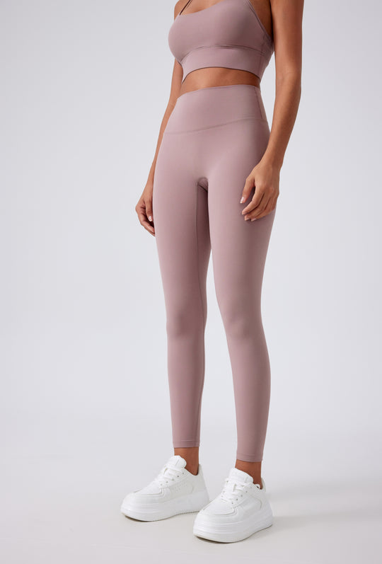 ليقنز رياضي وردي داكن بخصر عالي للنساء