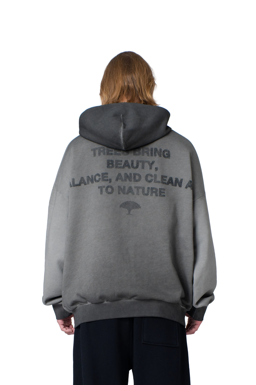 هودي مغسول بكتابة من الخلف