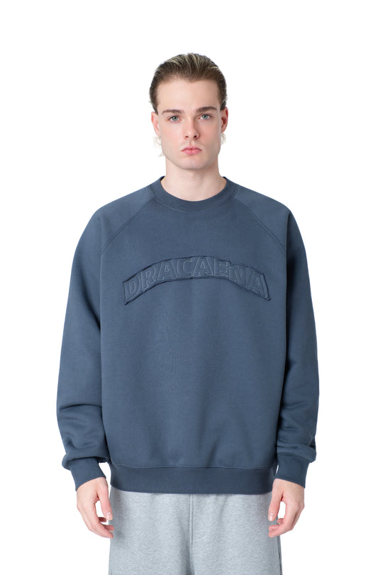 سويت شيرت رجالي زيتي مطرز