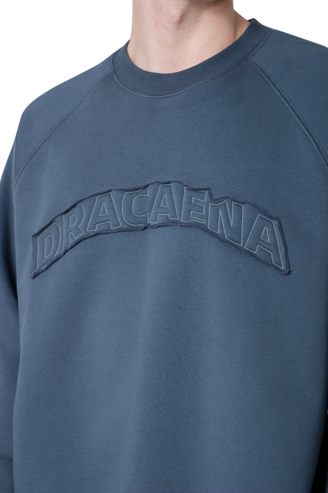 سويت شيرت رجالي زيتي مطرز