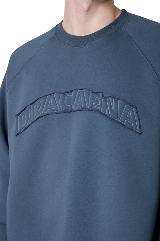 سويت شيرت رجالي زيتي مطرز