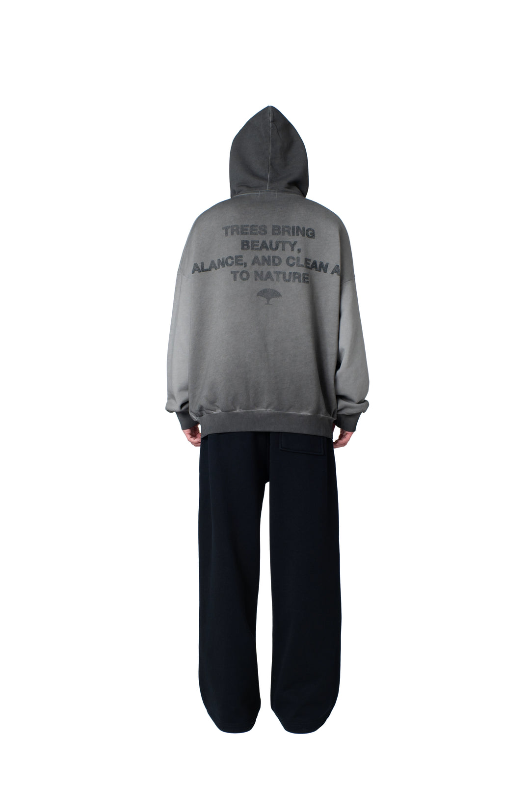 هودي مغسول بكتابة من الخلف