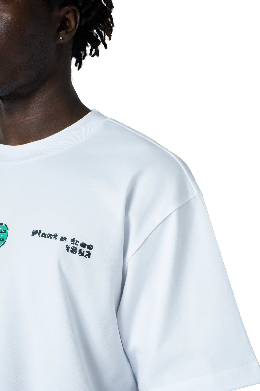 تيشيرت بكتابة في الامام boxy