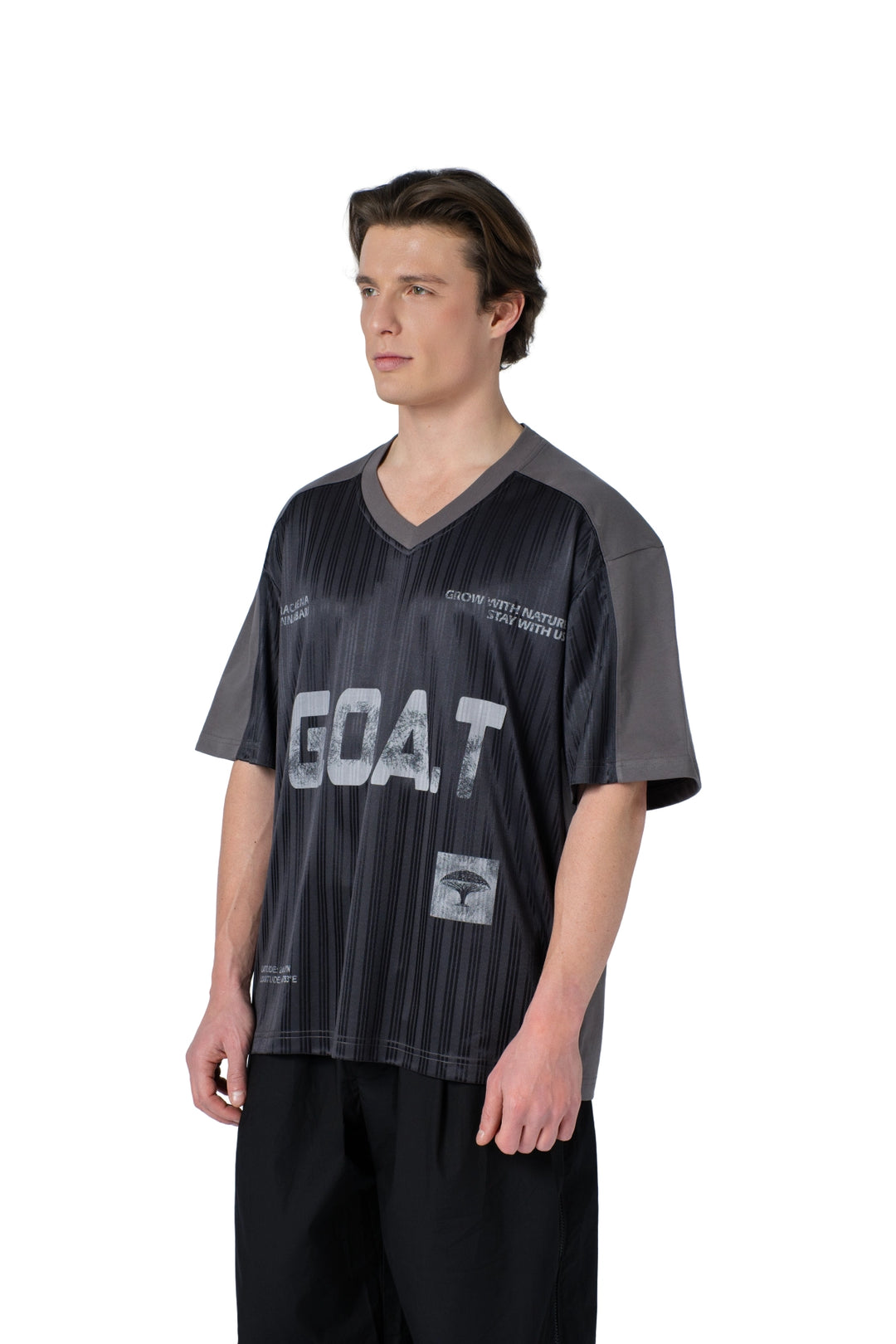 تيشيرت جيرسي رجالي "GOAT"