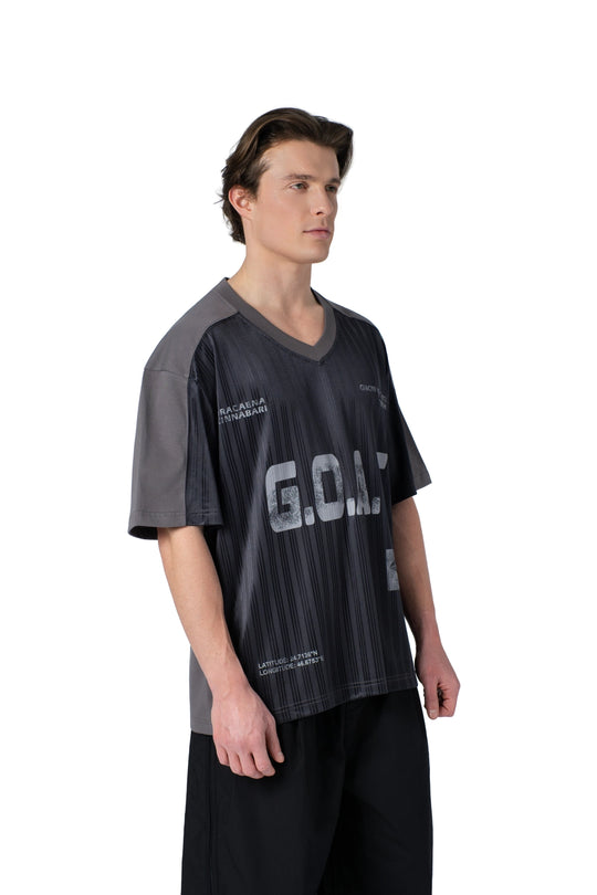 تيشيرت جيرسي رجالي "GOAT"