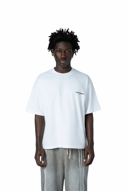 تيشيرت أوفرسايز رجالي بطبعة خلفية