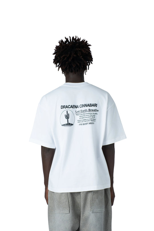 تيشيرت أوفرسايز رجالي بطبعة خلفية