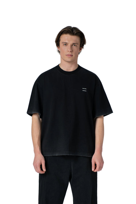 تيشيرت قطن بيسك بقصة بوكسي