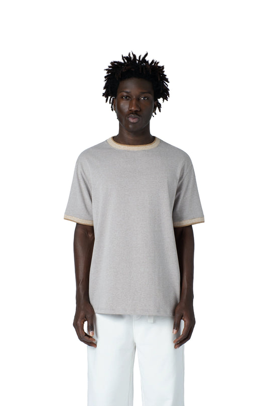 تيشيرت رجالي سادة لون بيج