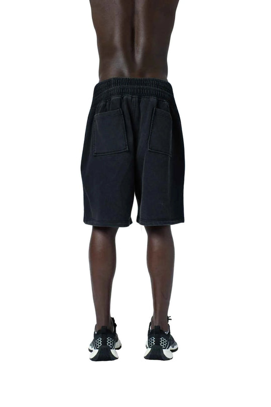 شورت قطن واسع بخصر مطاطي