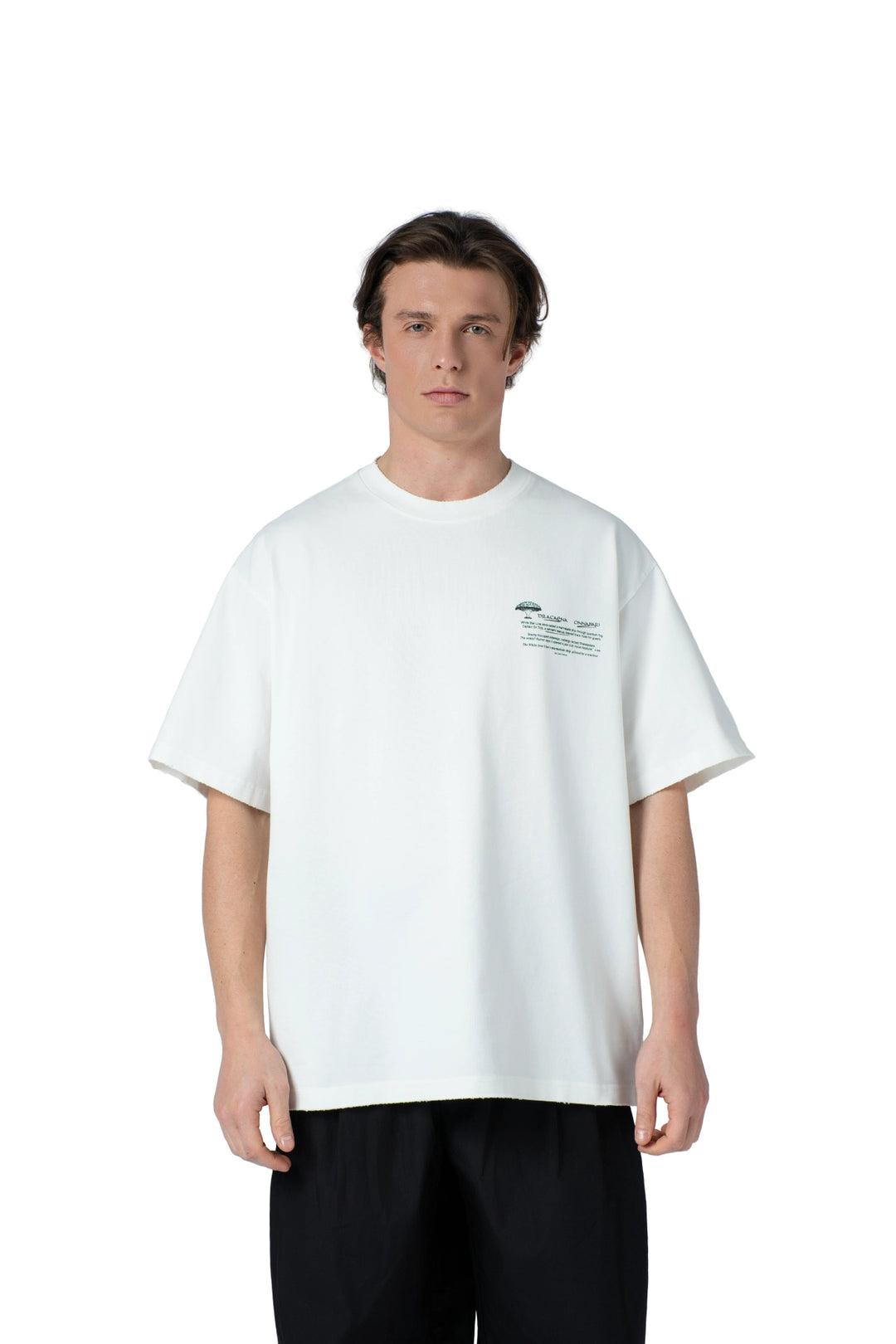 تيشيرت رجالي أسود أوفرسايز