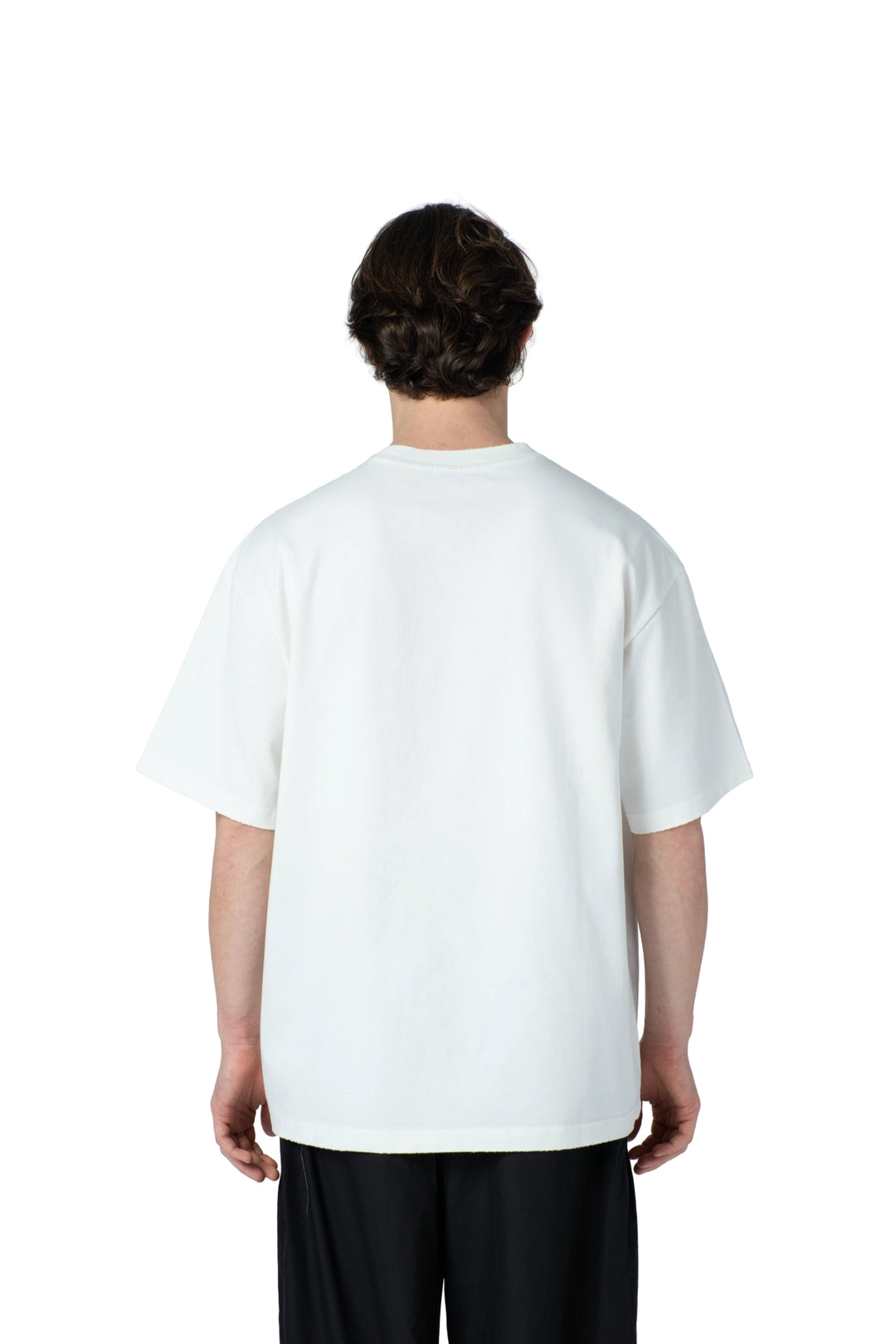 تيشيرت رجالي أسود أوفرسايز