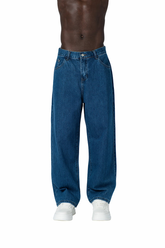 بنطال جينز رجالي واسع