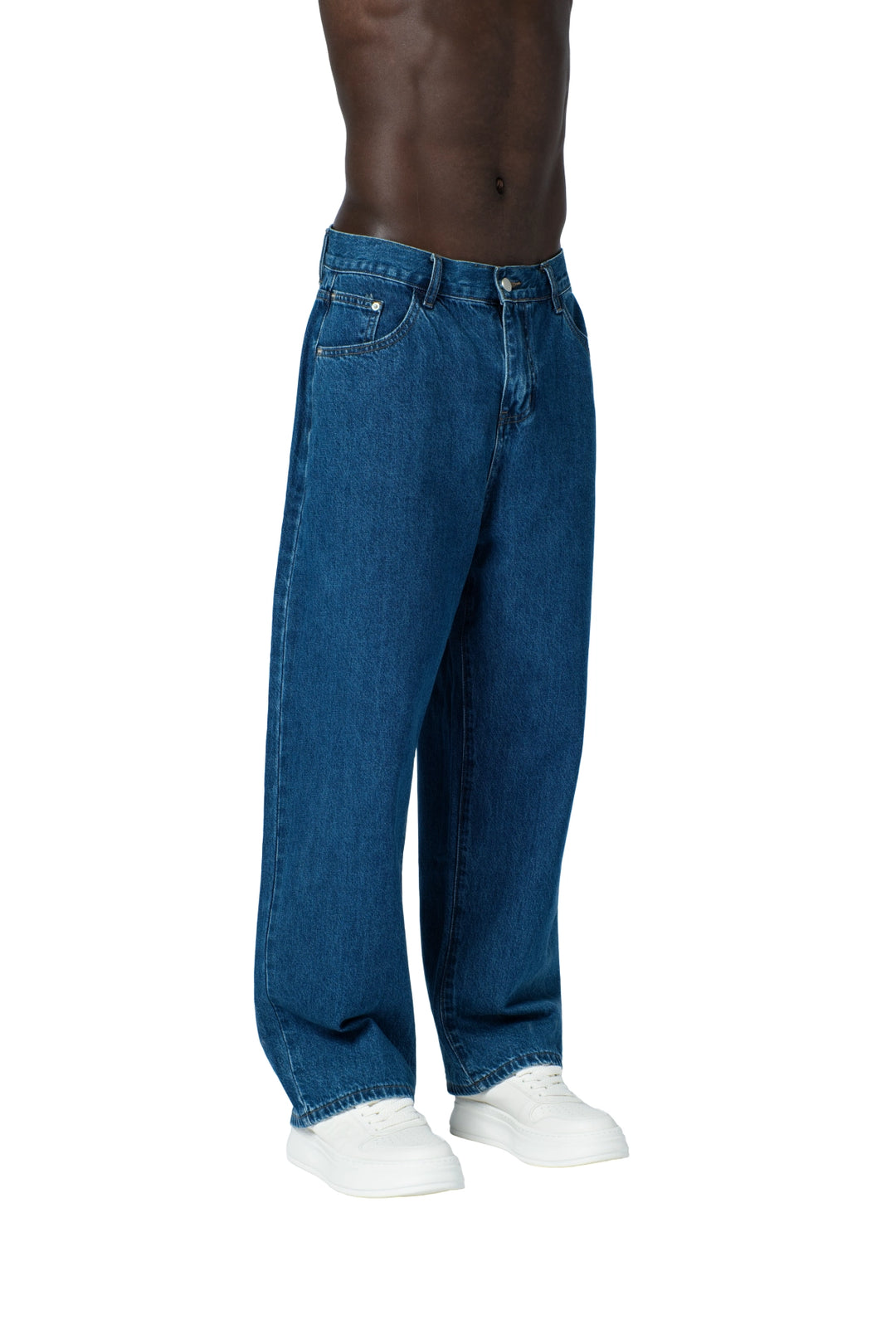 بنطال جينز رجالي واسع