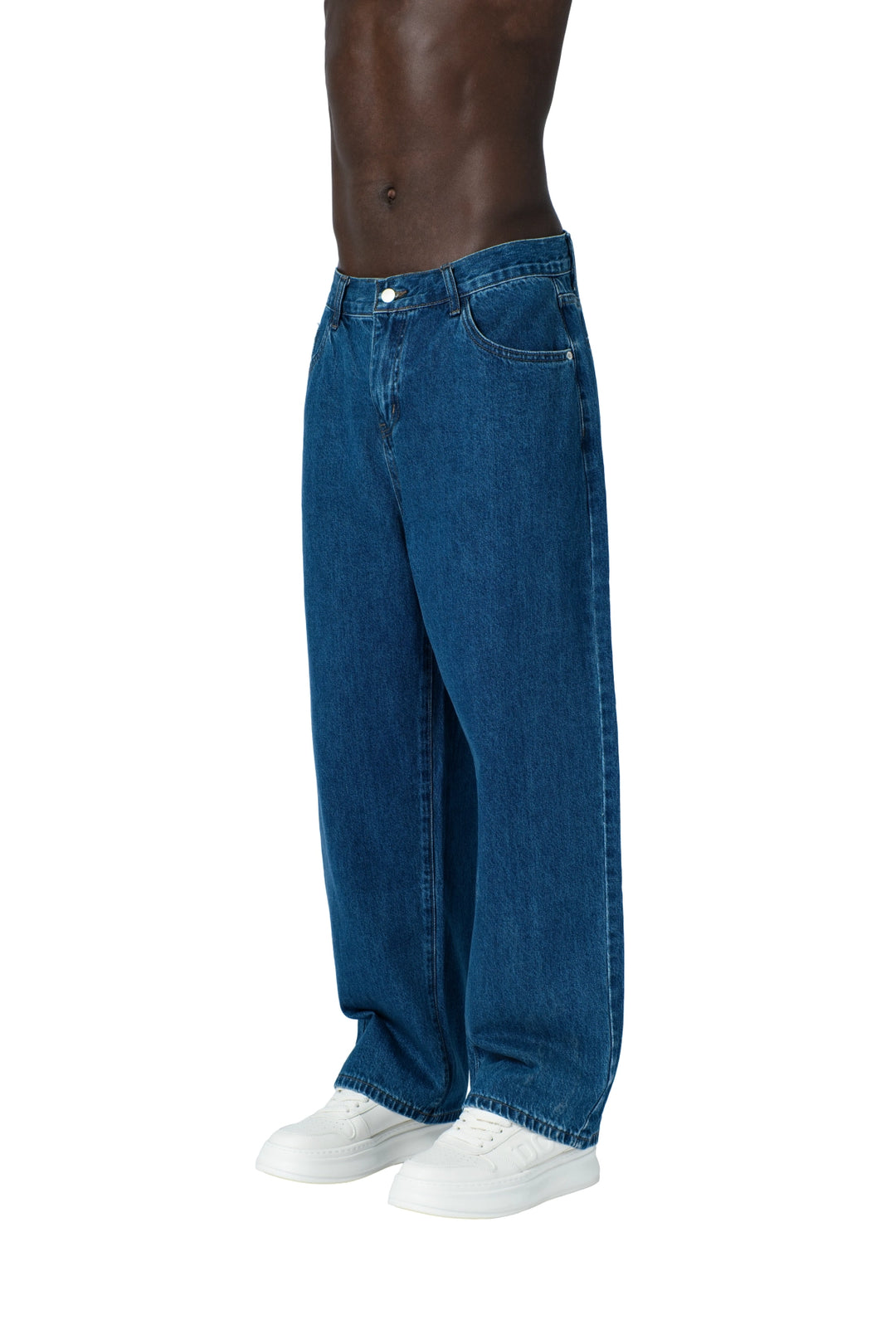 بنطال جينز رجالي واسع