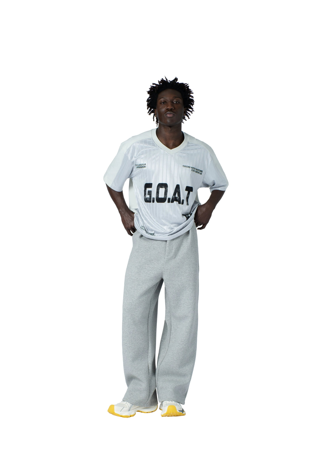 تيشيرت جيرسي رجالي "GOAT"