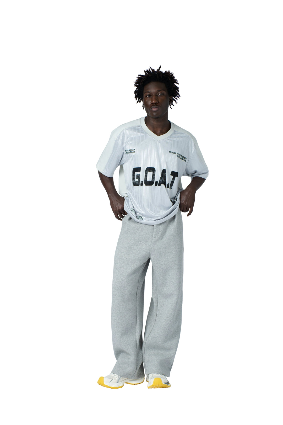 تيشيرت جيرسي رجالي "GOAT"