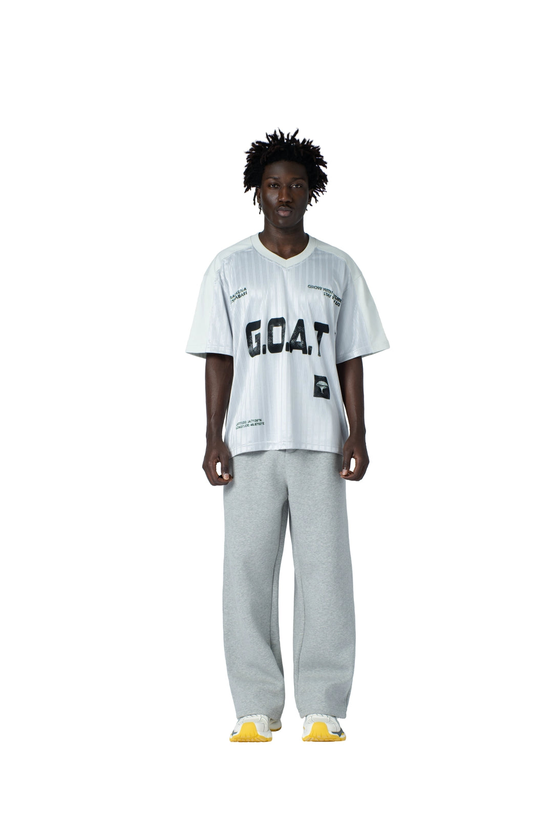 تيشيرت جيرسي رجالي "GOAT"