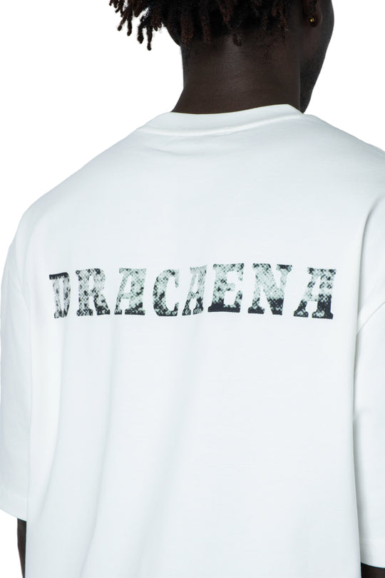 تيشيرت ابيض قطني واسع