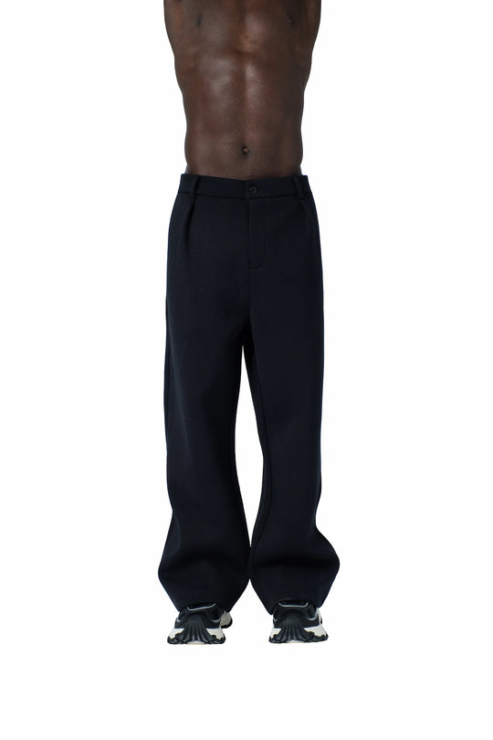 بنطلون اسود رسمي اوفرسايز