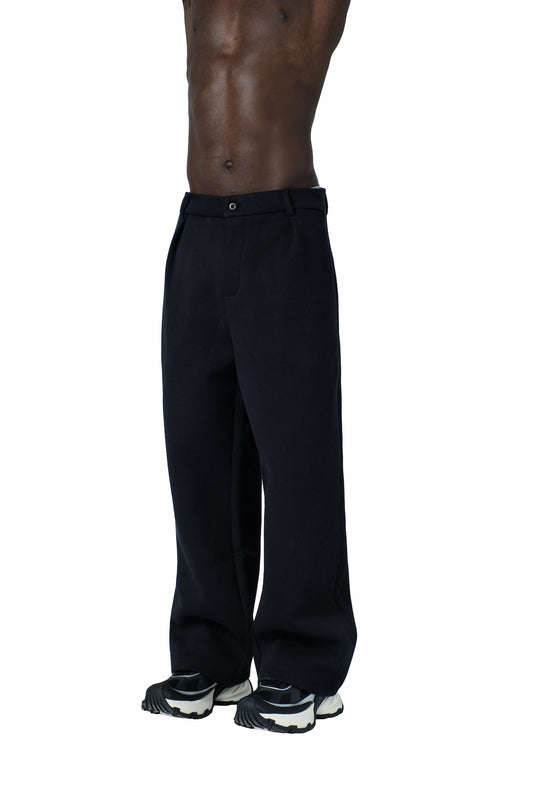 بنطلون اسود رسمي اوفرسايز