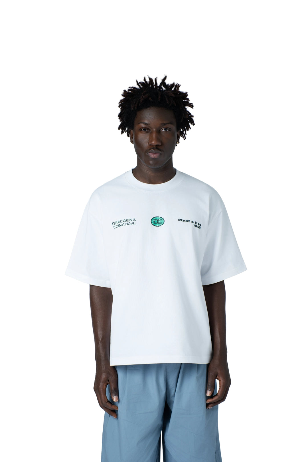 تيشيرت بكتابة في الامام boxy