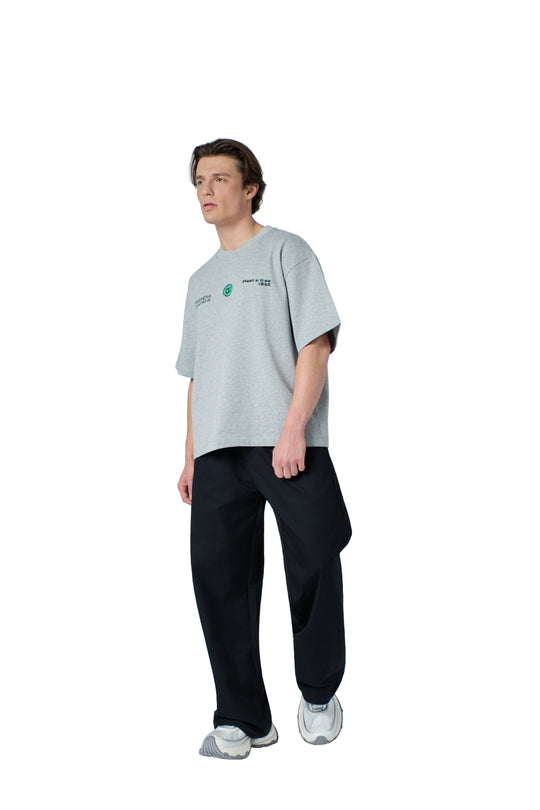 تيشيرت بكتابة في الامام boxy