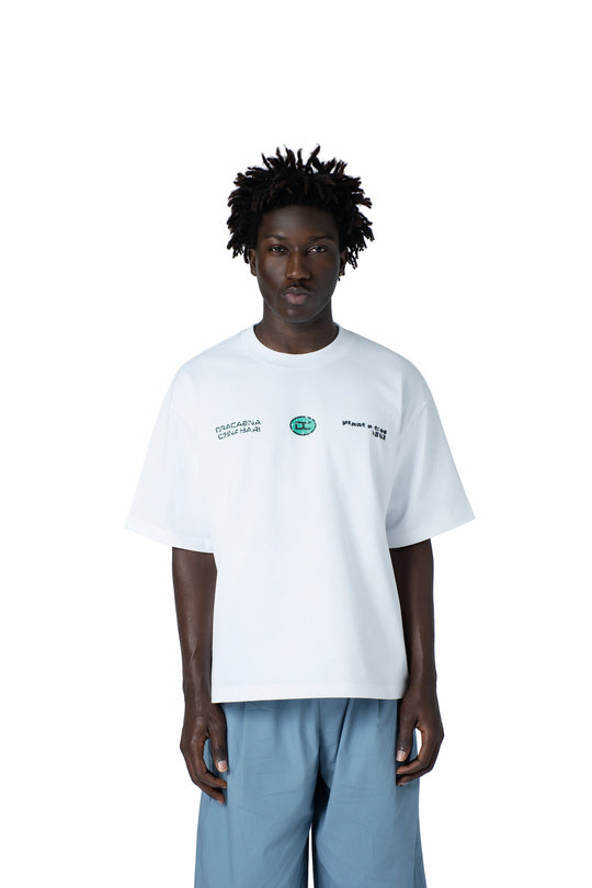 تيشيرت بكتابة في الامام boxy