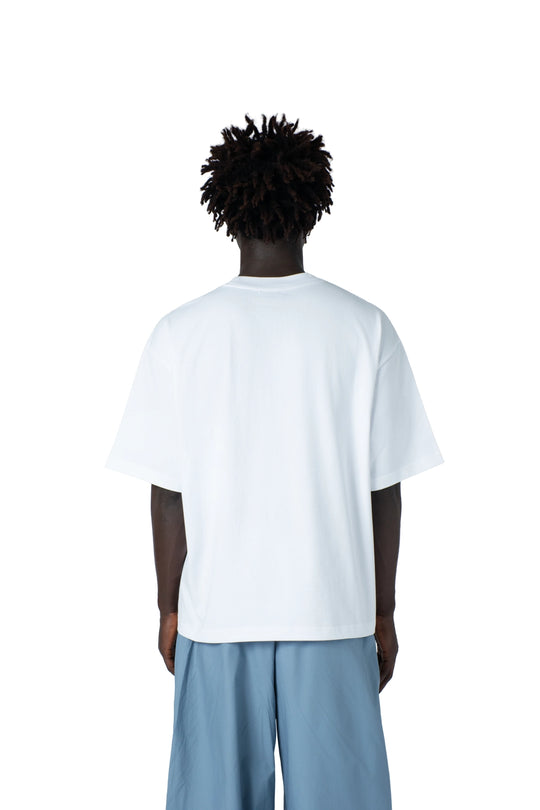 تيشيرت بكتابة في الامام boxy