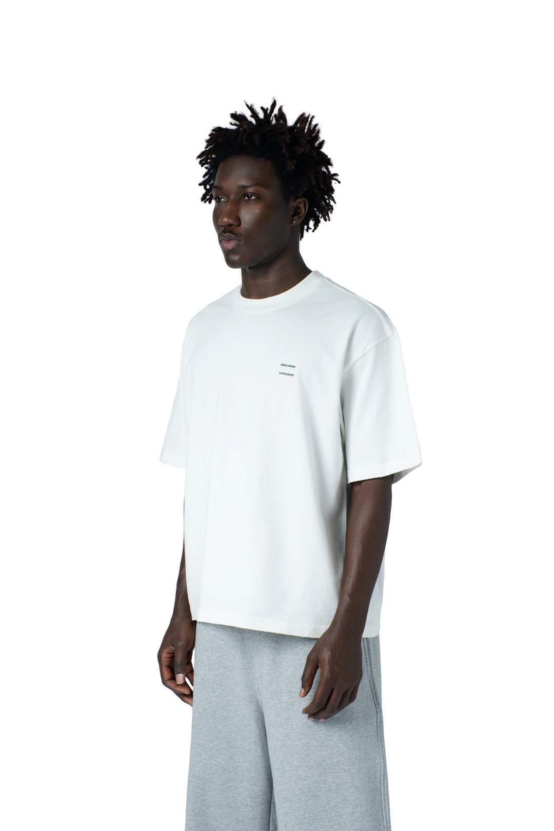 تيشيرت قطن بيسك بقصة بوكسي