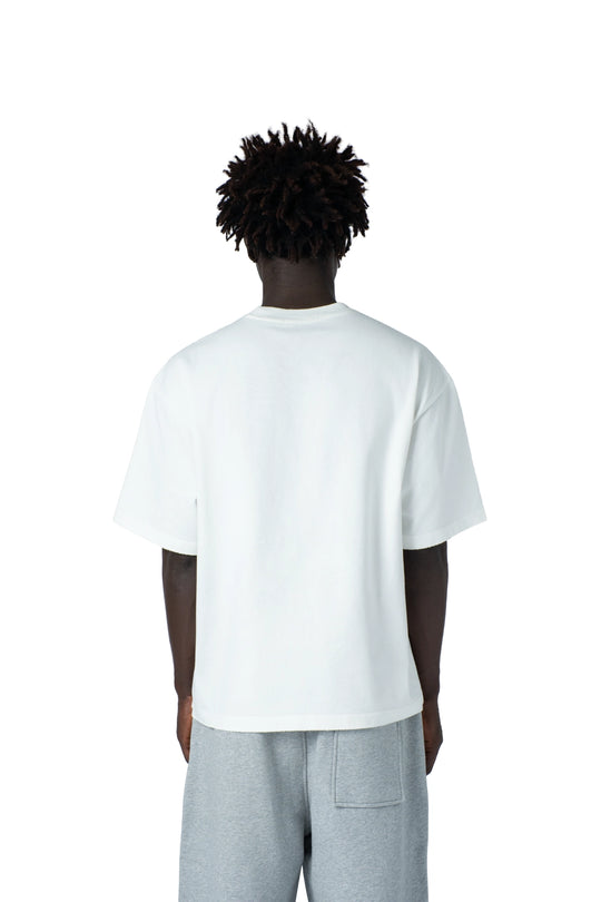 تيشيرت قطن بيسك بقصة بوكسي