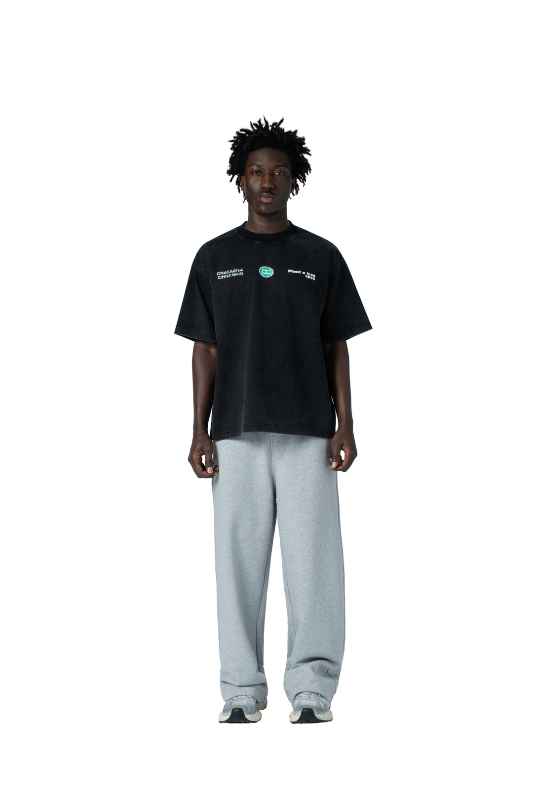 تيشيرت بكتابة في الامام boxy