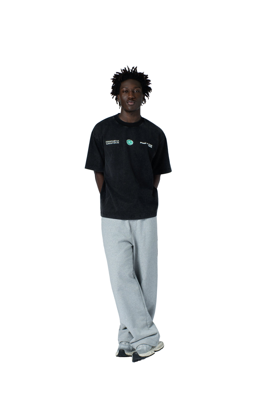 تيشيرت بكتابة في الامام boxy