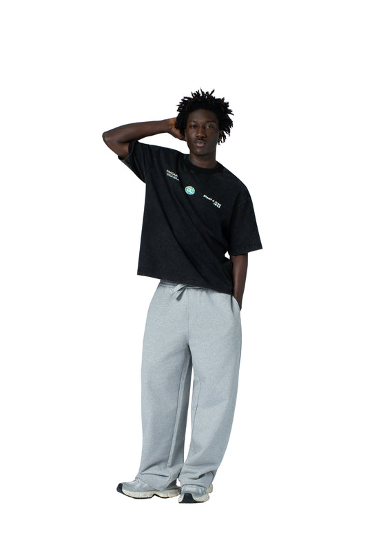 تيشيرت بكتابة في الامام boxy