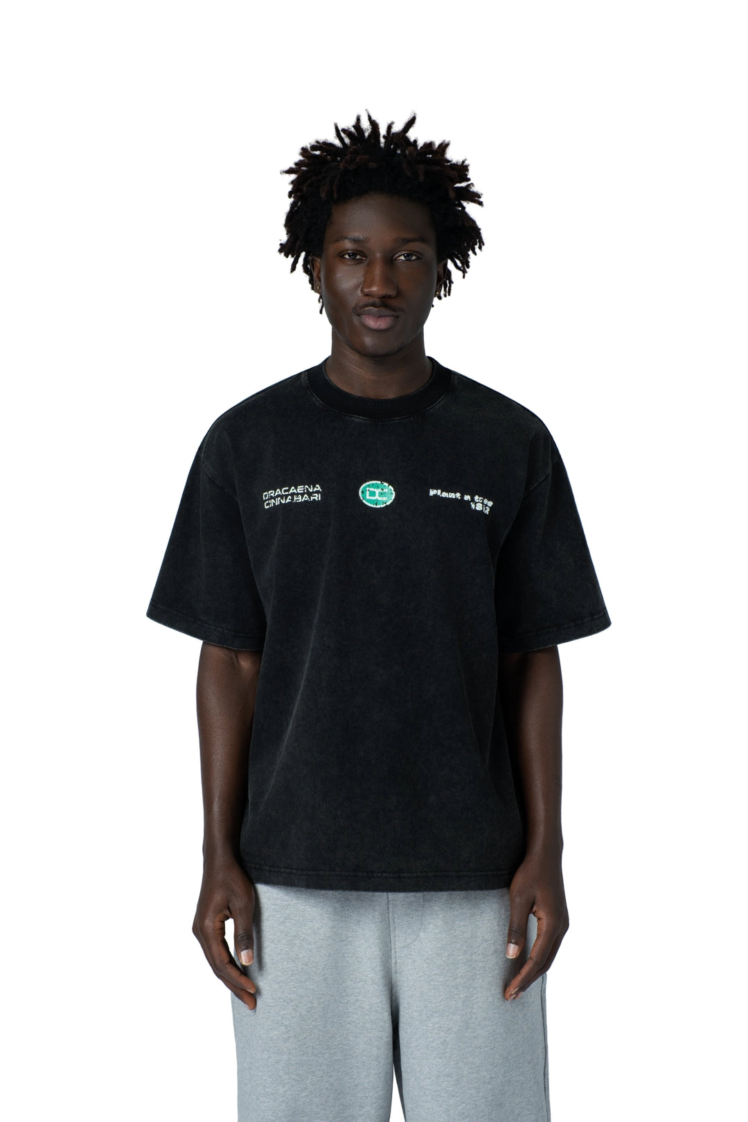 تيشيرت بكتابة في الامام boxy