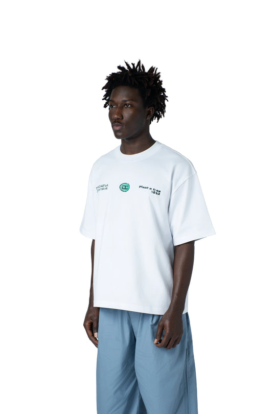 تيشيرت بكتابة في الامام boxy