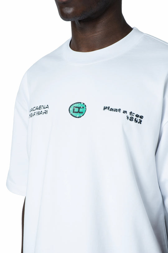 تيشيرت بكتابة في الامام boxy