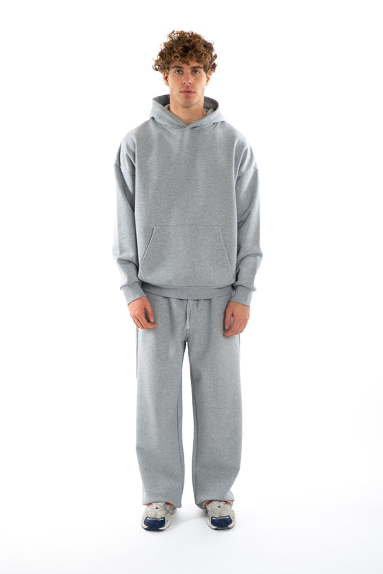 هودي رمادي بيسك