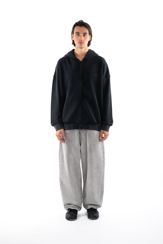 هودي رمادي بيسك