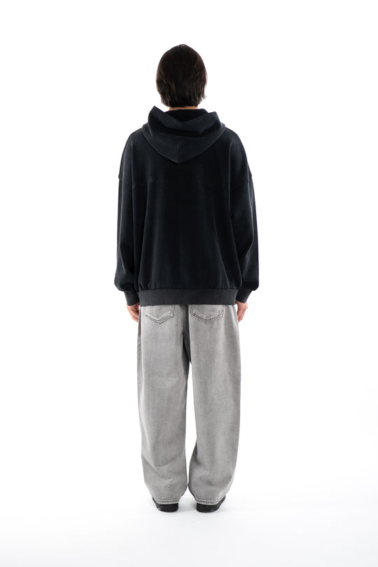 هودي رمادي بيسك