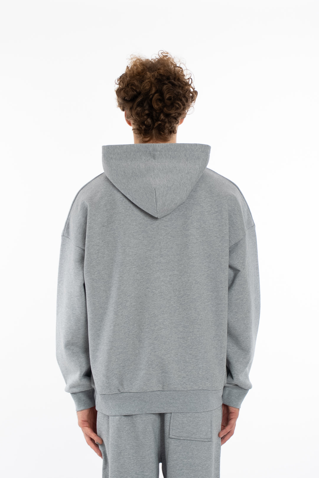 هودي رمادي بيسك