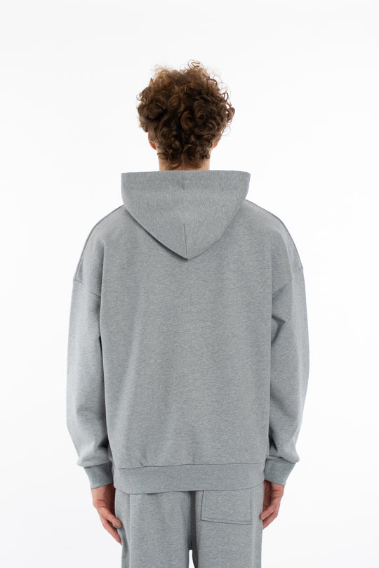 هودي رمادي بيسك