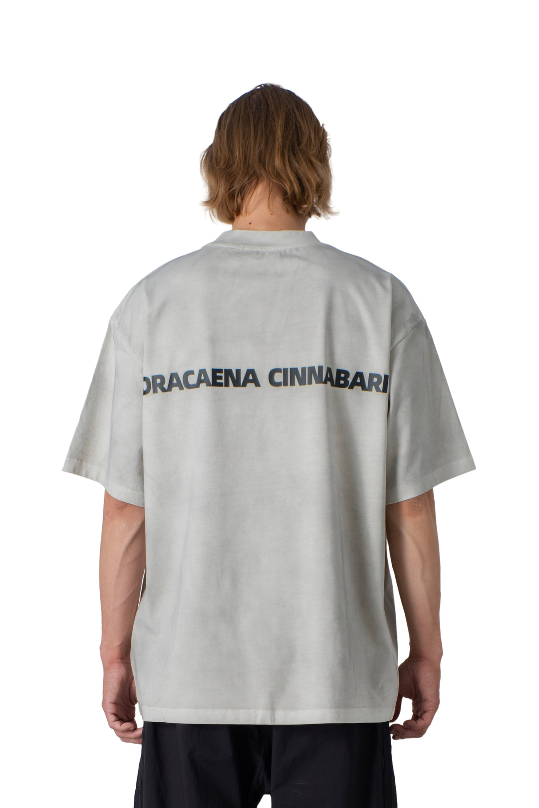 Grey washed t-shirt basic