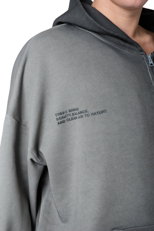 هودي مغسول بكتابة من الخلف