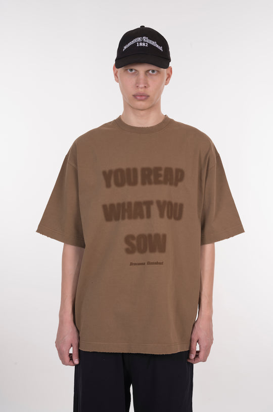 Black T-shirt with Front Writing